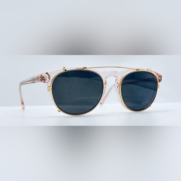 Muse x Hillary Duff Marilyn Pink Oval Sunglasses Frames Only - Picture 1 of 8